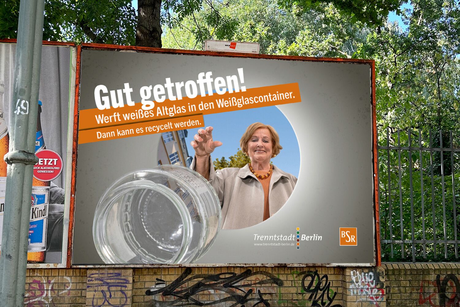 Sympathischer Auftritt, motivierende Ansprache: Die Kampagne fordert zum verantwortungsbewussten Umgang mit Ressourcen auf. © BSR