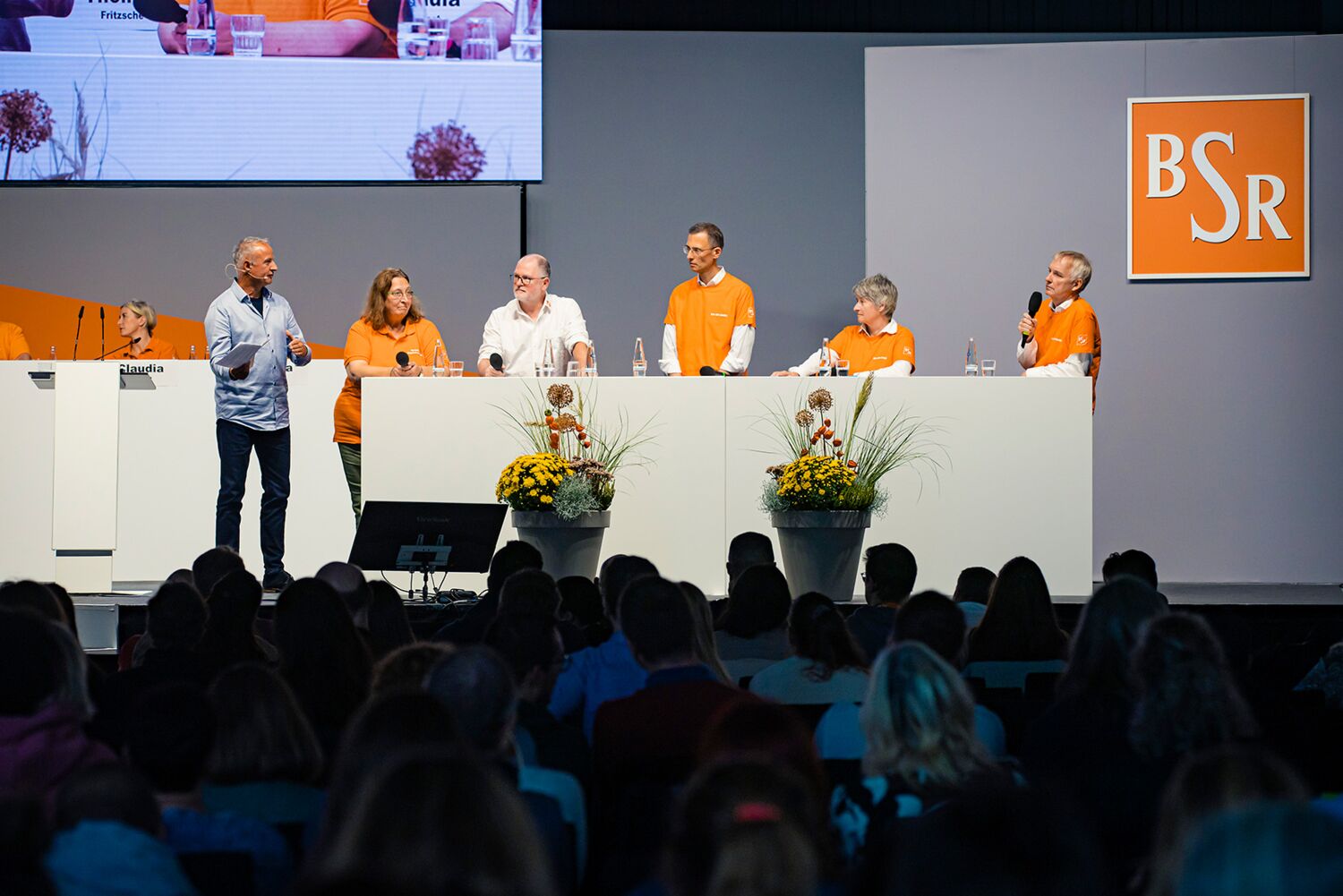 Das Vorstandsteam auf den Personalversammlungen 2023 © BSR