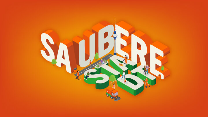 Illustration für den Kapitelslider "Saubere Stadt"